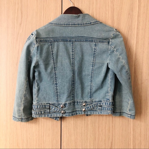 Moto Jean Jacket (S/petite) - Picture 4 of 8